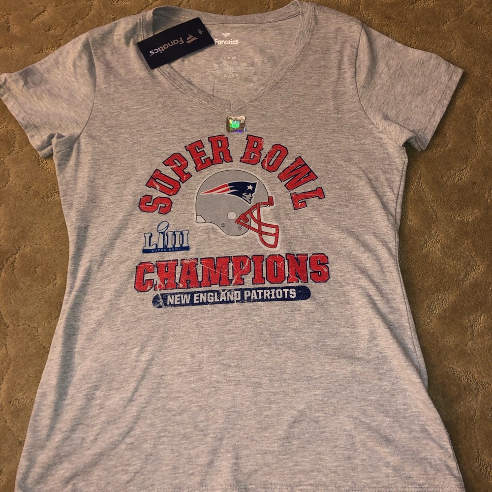 NWT Super Bowl tee (women’s size S & L)